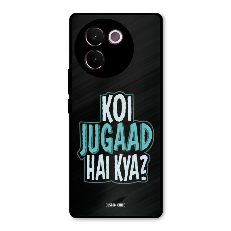 Jugaad Hai Kya Vivo V30e Mobile Back Cover - Typography PrintShield Case