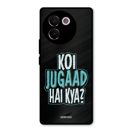 Jugaad Hai Kya Vivo V30e Mobile Back Cover - Typography PrintShield Case