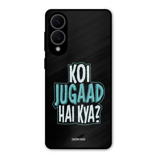 Jugaad Hai Kya Samsung Galaxy S25 Edge Mobile Back Cover - Typography PrintShield Case