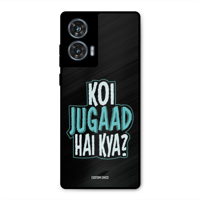 Jugaad Hai Kya Moto G96 Mobile Back Cover - Typography PrintShield Case