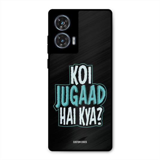 Jugaad Hai Kya Moto G96 Mobile Back Cover - Typography PrintShield Case