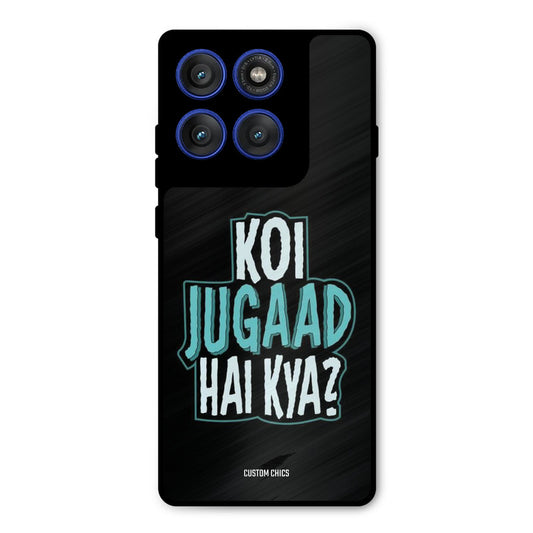 Jugaad Hai Kya Motorola Edge 60 Pro Mobile Back Cover - Typography PrintShield Case