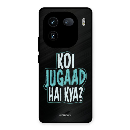 Jugaad Hai Kya iQOO 12 Mobile Back Cover - Typography PrintShield Case