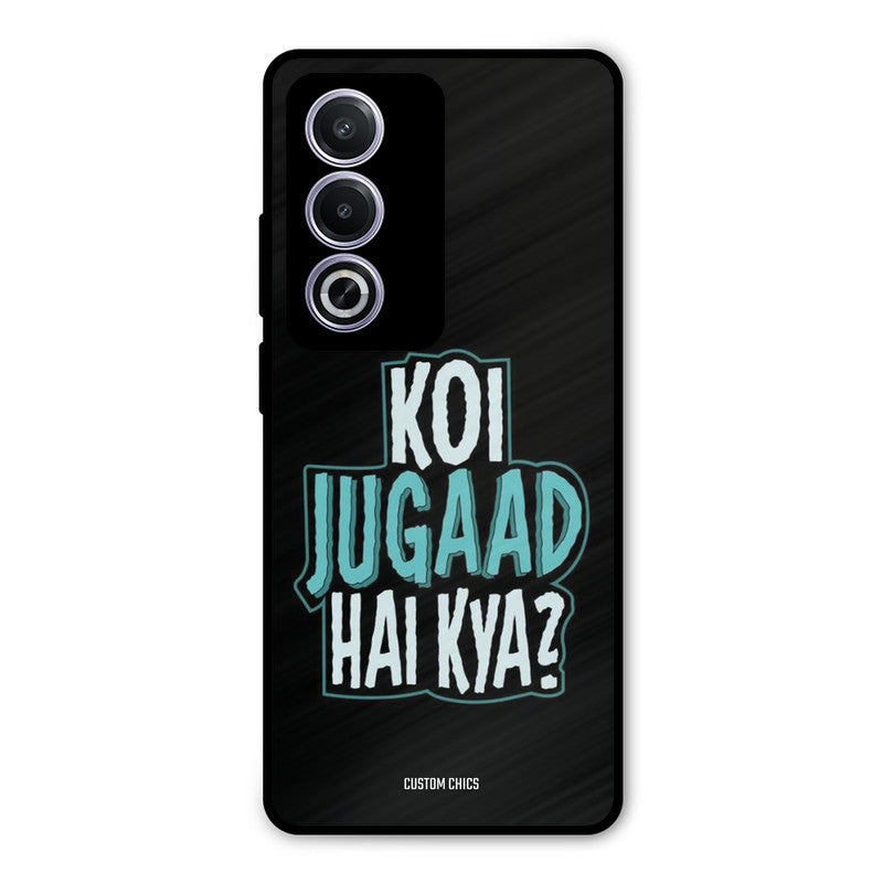 Jugaad Hai Kya Oppo K12x Mobile Back Cover - Typography PrintShield Case