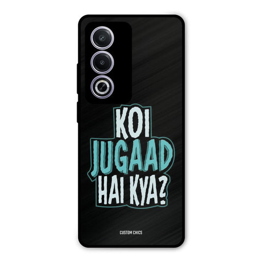 Jugaad Hai Kya Oppo K12x Mobile Back Cover - Typography PrintShield Case