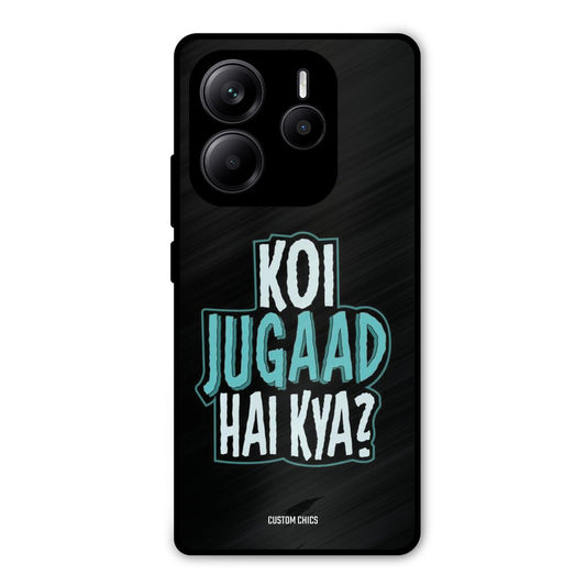 Jugaad Hai Kya Redmi Note 14 Mobile Back Cover - Typography PrintShield Case