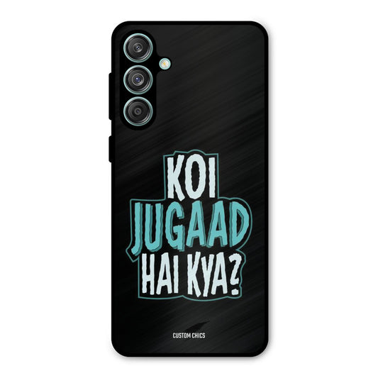 Jugaad Hai Kya Samsung Galaxy M55 5G Mobile Back Cover - Typography PrintShield Case