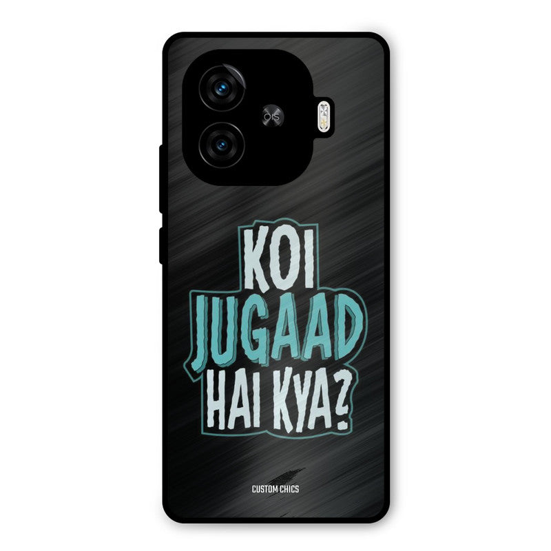 Jugaad Hai Kya iQoo Neo 10R Mobile Back Cover - Typography PrintShield Case