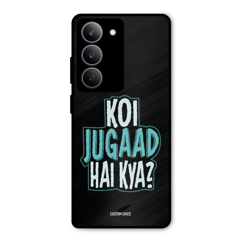 Jugaad Hai Kya Realme 14x Mobile Back Cover - Typography PrintShield Case
