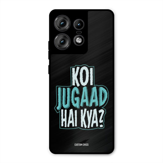 Jugaad Hai Kya Motorola Edge 50 Pro Mobile Back Cover - Typography PrintShield Case