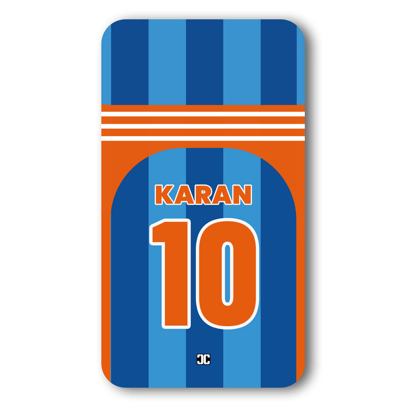 Karan Cricket Jersey Case – Custom Name & Number | PrintShield Mobile Cover