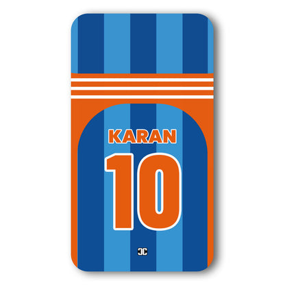 Karan Cricket Jersey Case – Custom Name & Number | PrintShield Mobile Cover