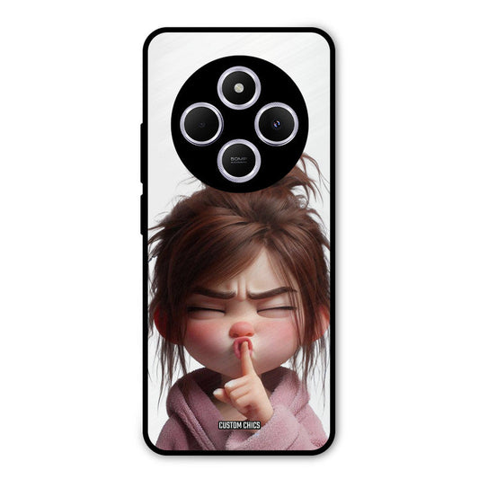 Keep Quite Poco M7 Mobile Back Cover - Cute PrintShield Case