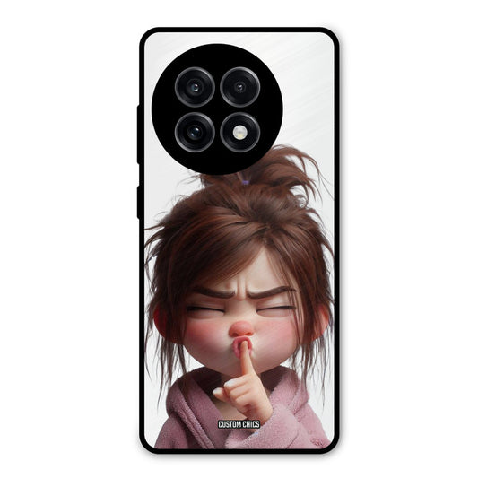 Keep Quite OnePlus 13R Mobile Back Cover - Cute PrintShield Case