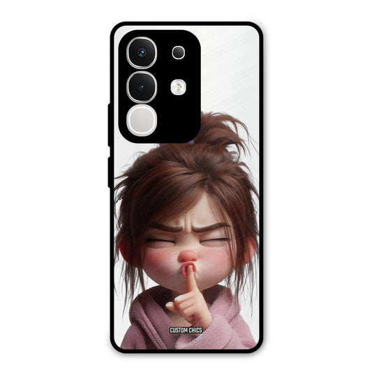 Keep Quite Vivo T4x Mobile Back Cover - Cute PrintShield Case