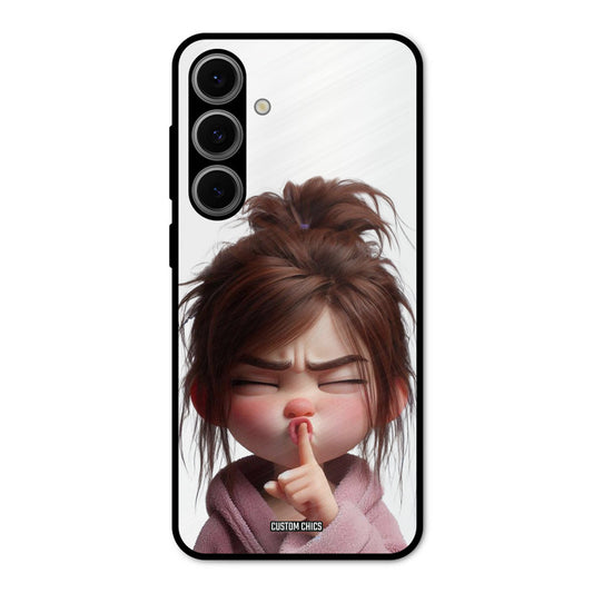 Keep Quite Samsung Galaxy S24 Mobile Back Cover - Cute PrintShield Case