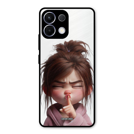 Keep Quite Oppo K13 5G Mobile Back Cover - Cute PrintShield Case