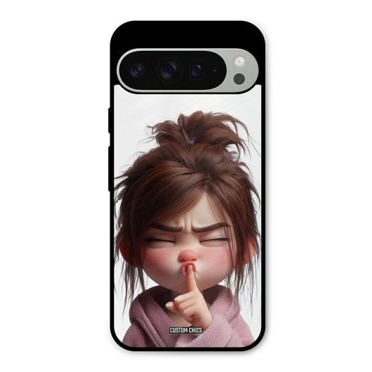Keep Quite Google Pixel 9 Pro XL Mobile Back Cover - Cute PrintShield Case
