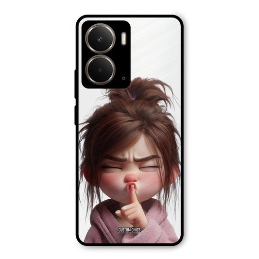 Keep Quite Realme P3 Mobile Back Cover - Cute PrintShield Case