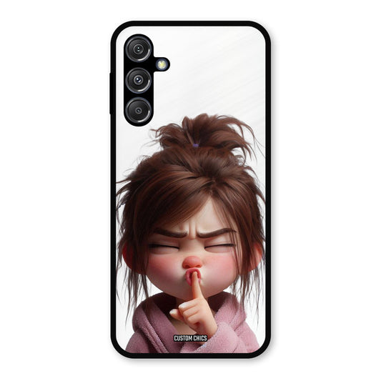 Keep Quite Samsung Galaxy M34 5G Mobile Back Cover - Cute PrintShield Case