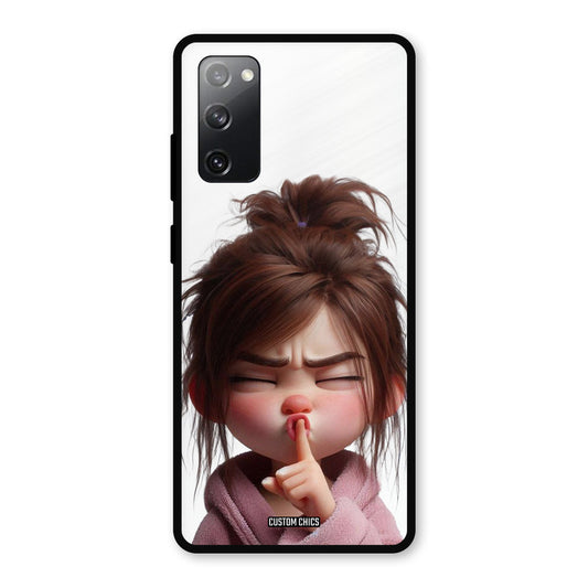 Keep Quite Samsung Galaxy S20 FE 5G Mobile Back Cover - Cute PrintShield Case
