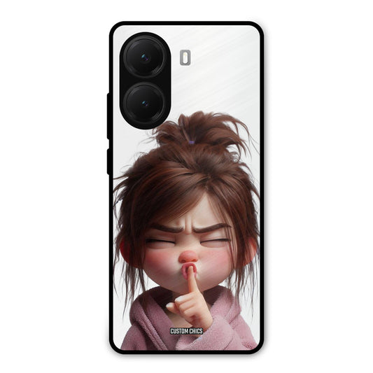 Keep Quite Poco X7 Pro Mobile Back Cover - Cute PrintShield Case