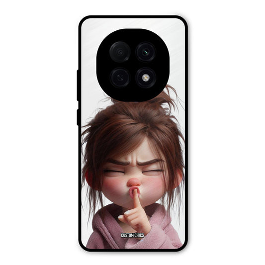 Keep Quite Oppo F29 Pro Mobile Back Cover - Cute PrintShield Case