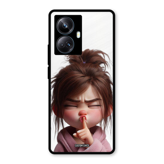 Keep Quite Realme 10 Pro Plus Mobile Back Cover - Cute PrintShield Case