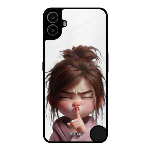 Keep Quite Nothing CMF Phone 1 Mobile Back Cover - Cute PrintShield Case