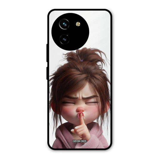 Keep Quite Vivo Y200i Mobile Back Cover - Cute PrintShield Case