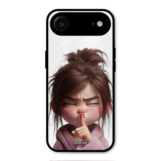 Keep Quite iPhone Air Mobile Back Cover - Cute PrintShield Case
