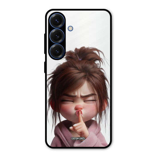 Keep Quite Samsung Galaxy S25 Mobile Back Cover - Cute PrintShield Case