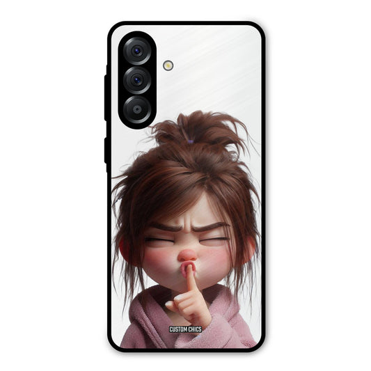 Keep Quite Samsung Galaxy A36 Mobile Back Cover - Cute PrintShield Case