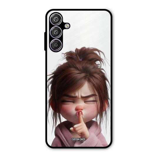 Keep Quite Samsung Galaxy F15 Mobile Back Cover - Cute PrintShield Case