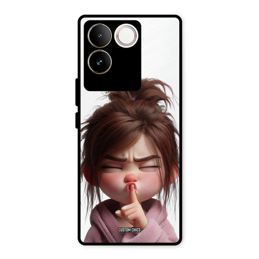 Keep Quite Vivo T2 Pro Mobile Back Cover - Cute PrintShield Case