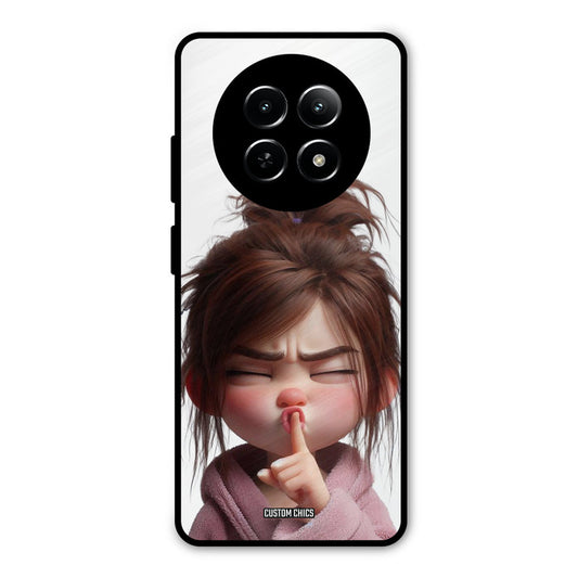 Keep Quite Realme Narzo N65 Mobile Back Cover - Cute PrintShield Case