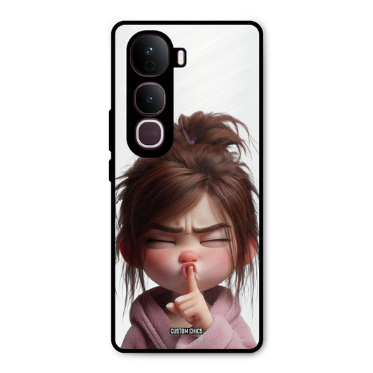 Keep Quite Vivo Y400 Pro Mobile Back Cover - Cute PrintShield Case