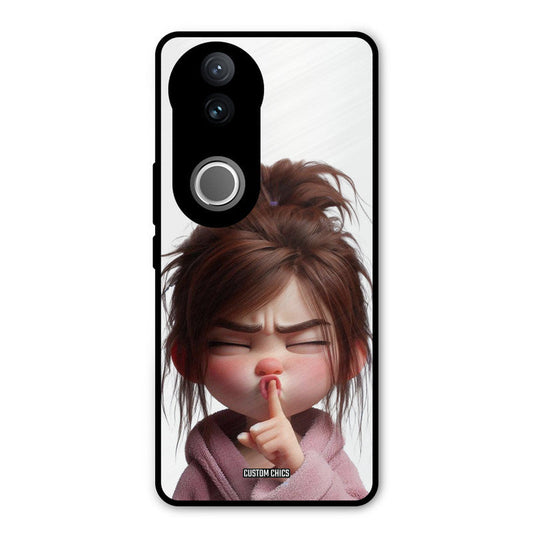 Keep Quite iQOO Z10R Mobile Back Cover - Cute PrintShield Case