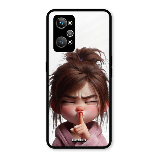 Keep Quite Realme GT Neo 2 Mobile Back Cover - Cute PrintShield Case