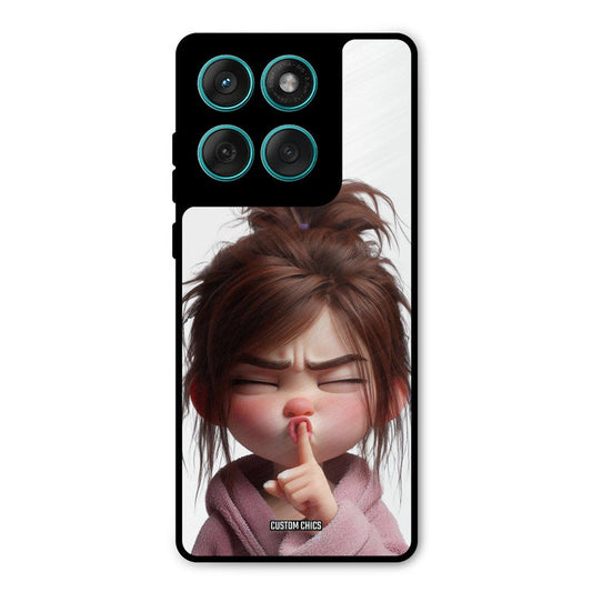 Keep Quite Motorola Edge 60 Mobile Back Cover - Cute PrintShield Case