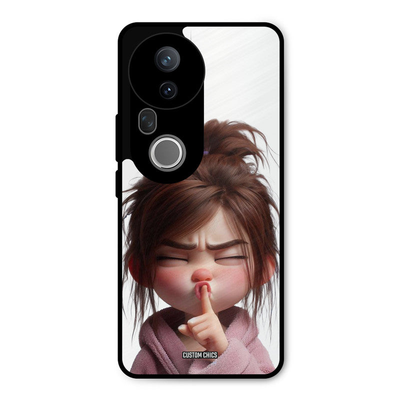 Keep Quite Vivo T4 Ultra Mobile Back Cover - Cute PrintShield Case