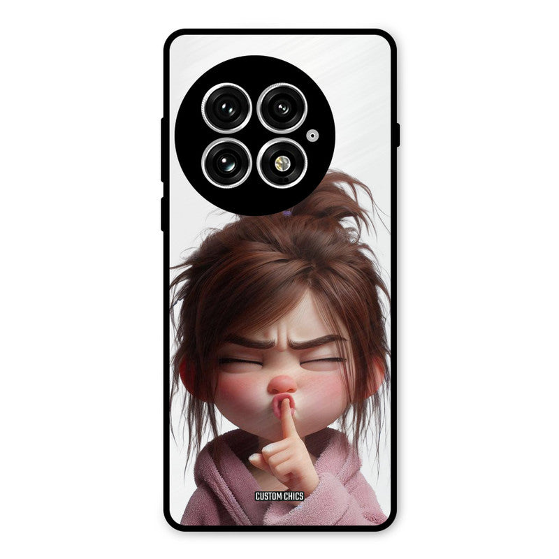 Keep Quite Oneplus 13 Mobile Back Cover - Cute PrintShield Case