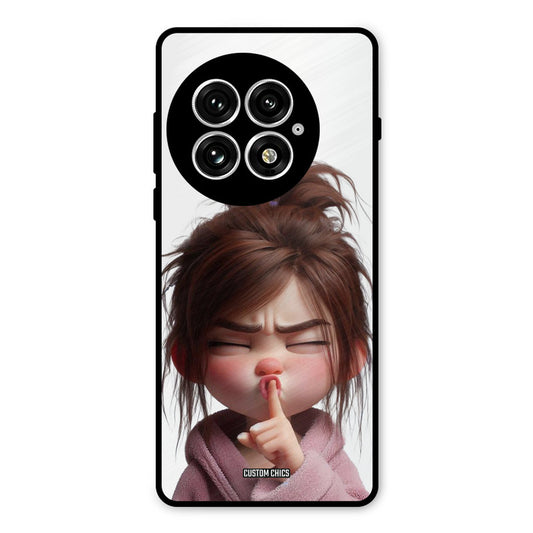Keep Quite Oneplus 13 Mobile Back Cover - Cute PrintShield Case