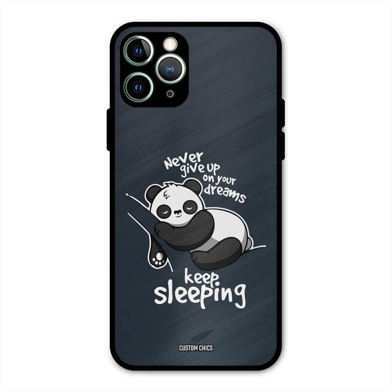 Keep Sleeping iPhone 11 Pro Max Mobile Back Cover - Typography PrintShield Case