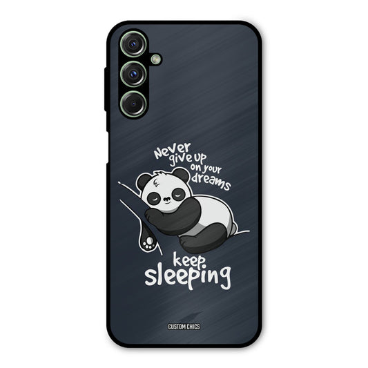 Keep Sleeping Samsung Galaxy M34 Mobile Back Cover - Typography PrintShield Case