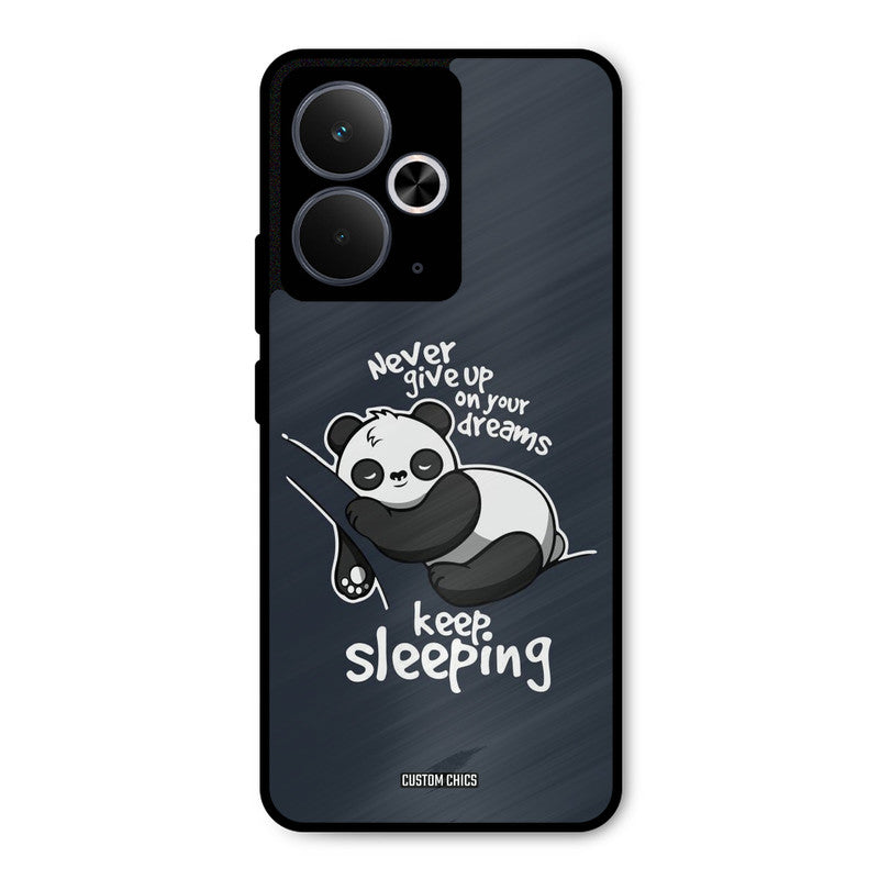 Keep Sleeping Realme 14T Mobile Back Cover - Typography PrintShield Case