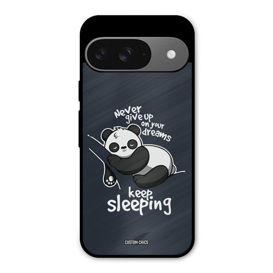 Keep Sleeping Google Pixel 9 Mobile Back Cover - Typography PrintShield Case