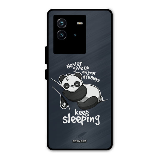 Keep Sleeping iQOO Neo 6 5G Mobile Back Cover - Typography PrintShield Case