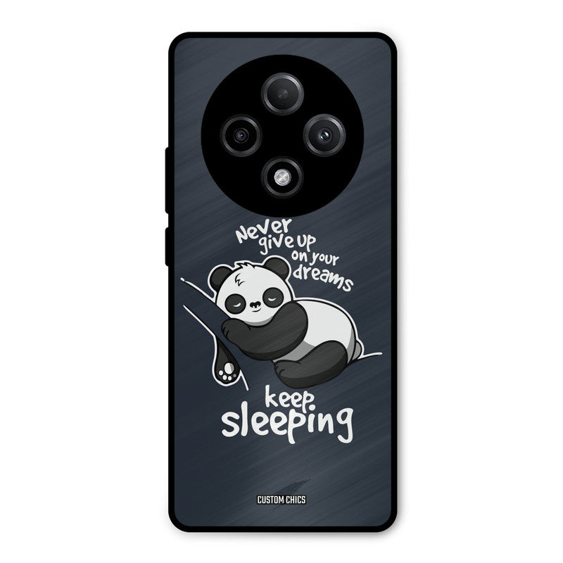 Keep Sleeping Oppo F27 Pro Plus 5G Mobile Back Cover - Typography PrintShield Case
