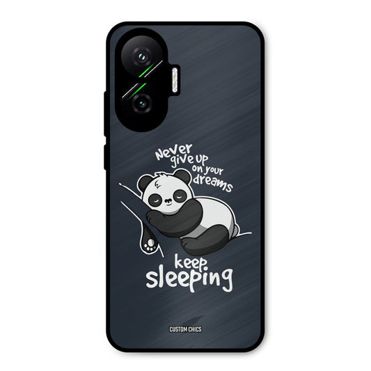 Keep Sleeping Poco F7 5G Mobile Back Cover - Typography PrintShield Case